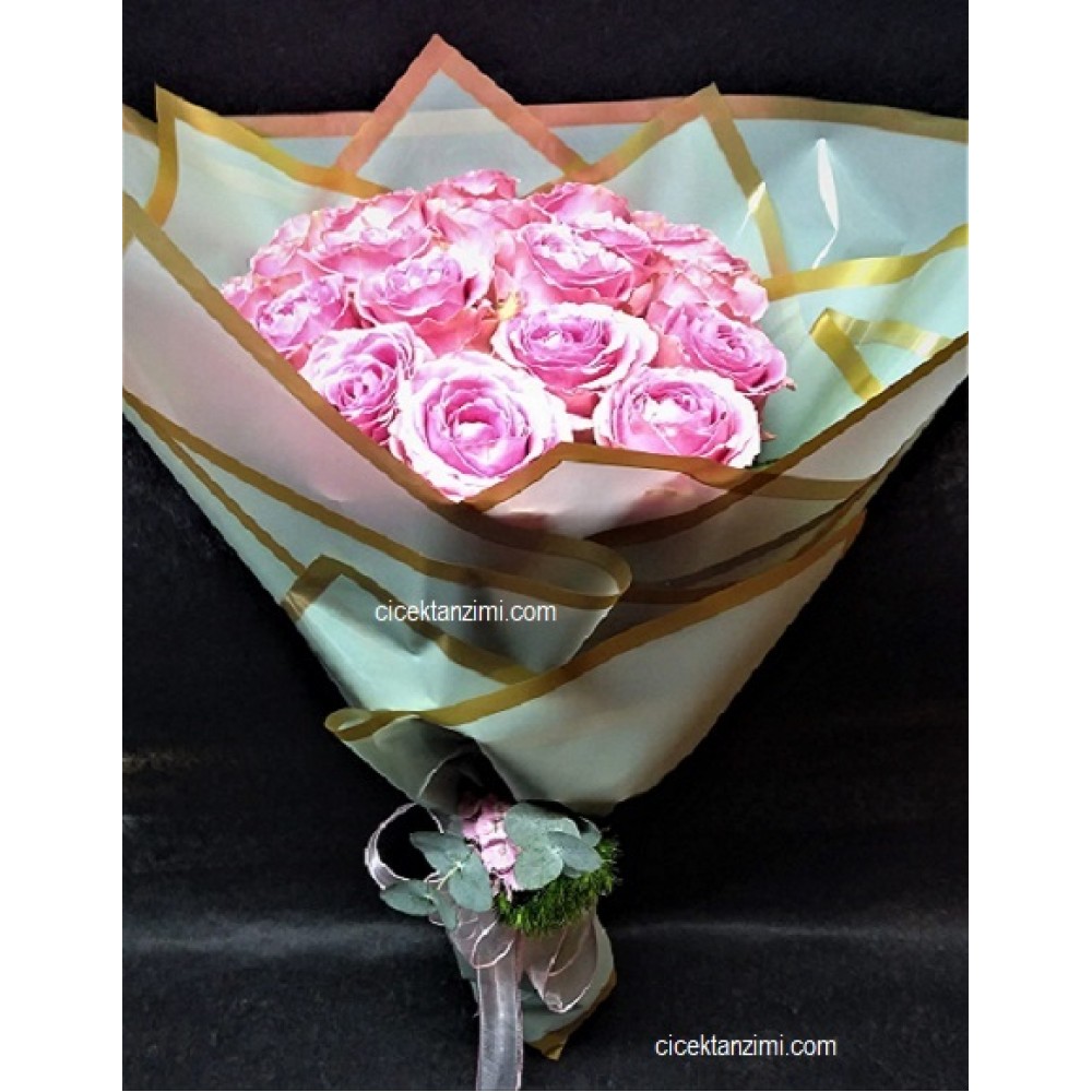 20 ADET İTHAL PEMBE GÜL